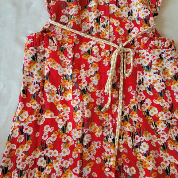 La Petite Francaise Ressource Front Pocket Ruffle Floral Dress - Picture 6 of 11